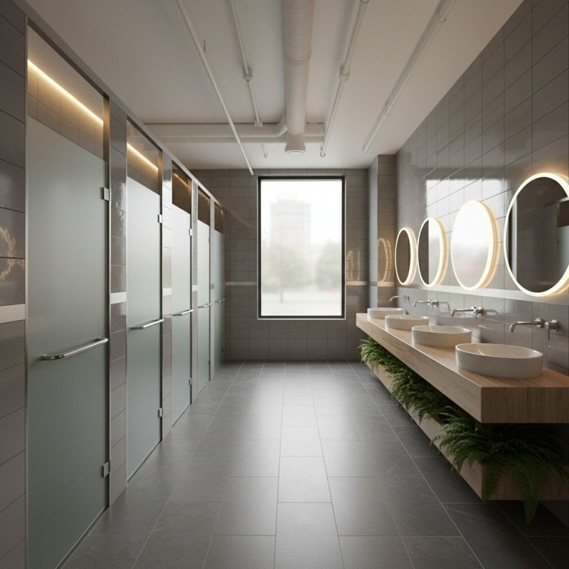 Industrial Bathroom Renovation in Arvada, CO